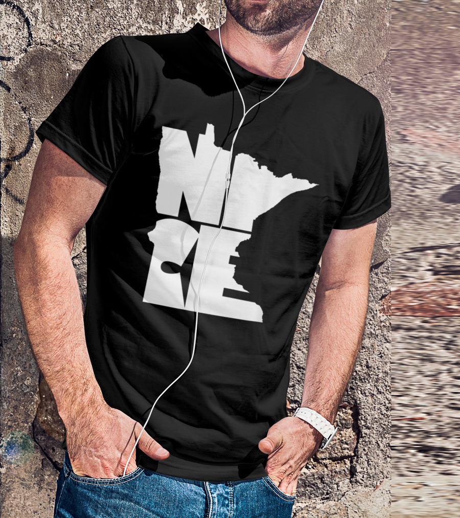 Minnesota Nice Map Outline T-Shirt