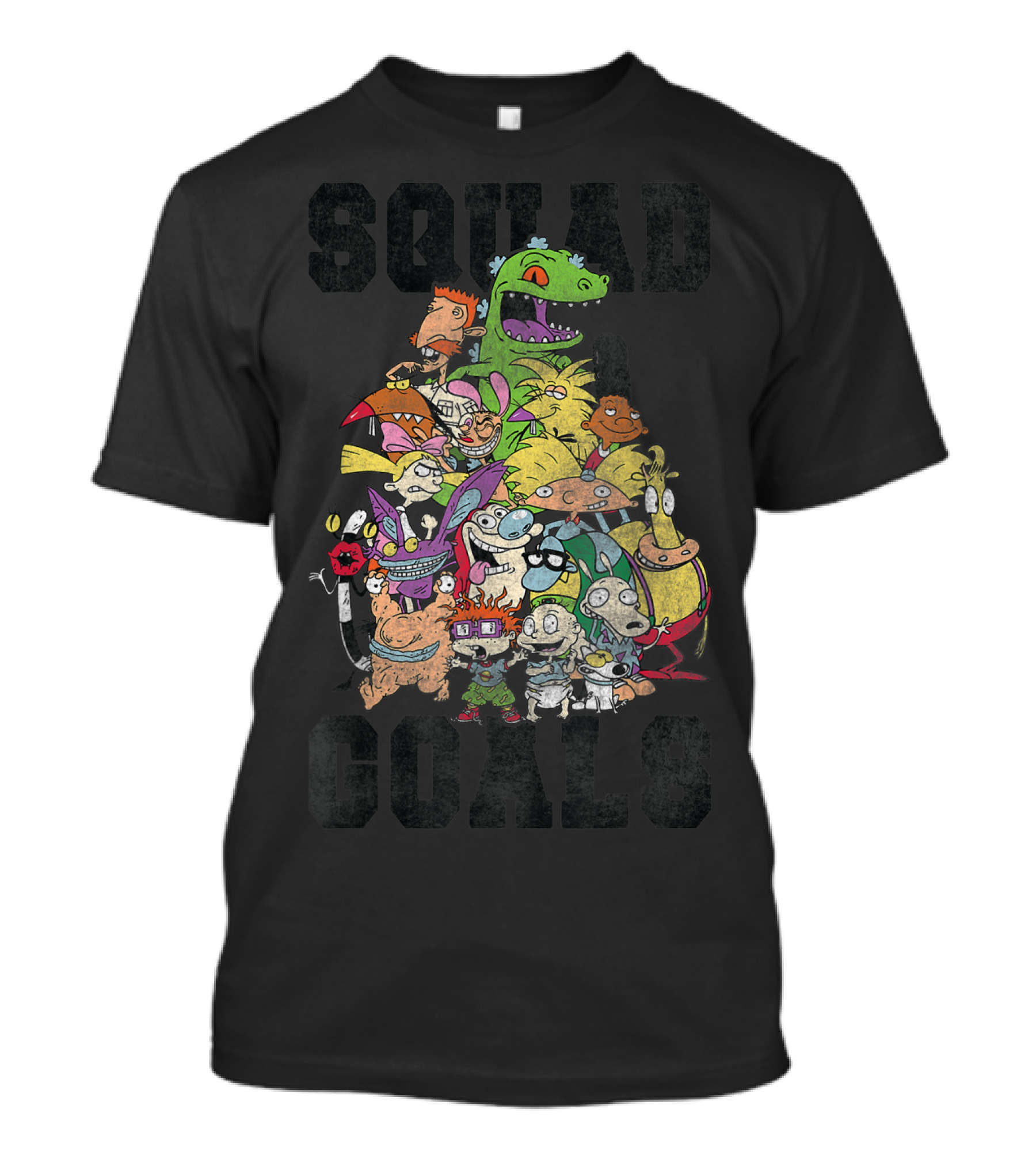 Nickelodeon Classic 90s Show Character Squad Goals T-Shirt