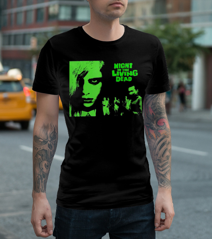 Night Of The Living Dead Vintage Classic Zombie Horror Movie T-Shirt