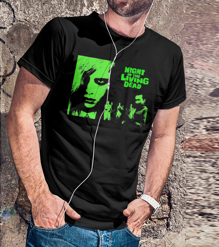 Night Of The Living Dead Vintage Classic Zombie Horror Movie T-Shirt
