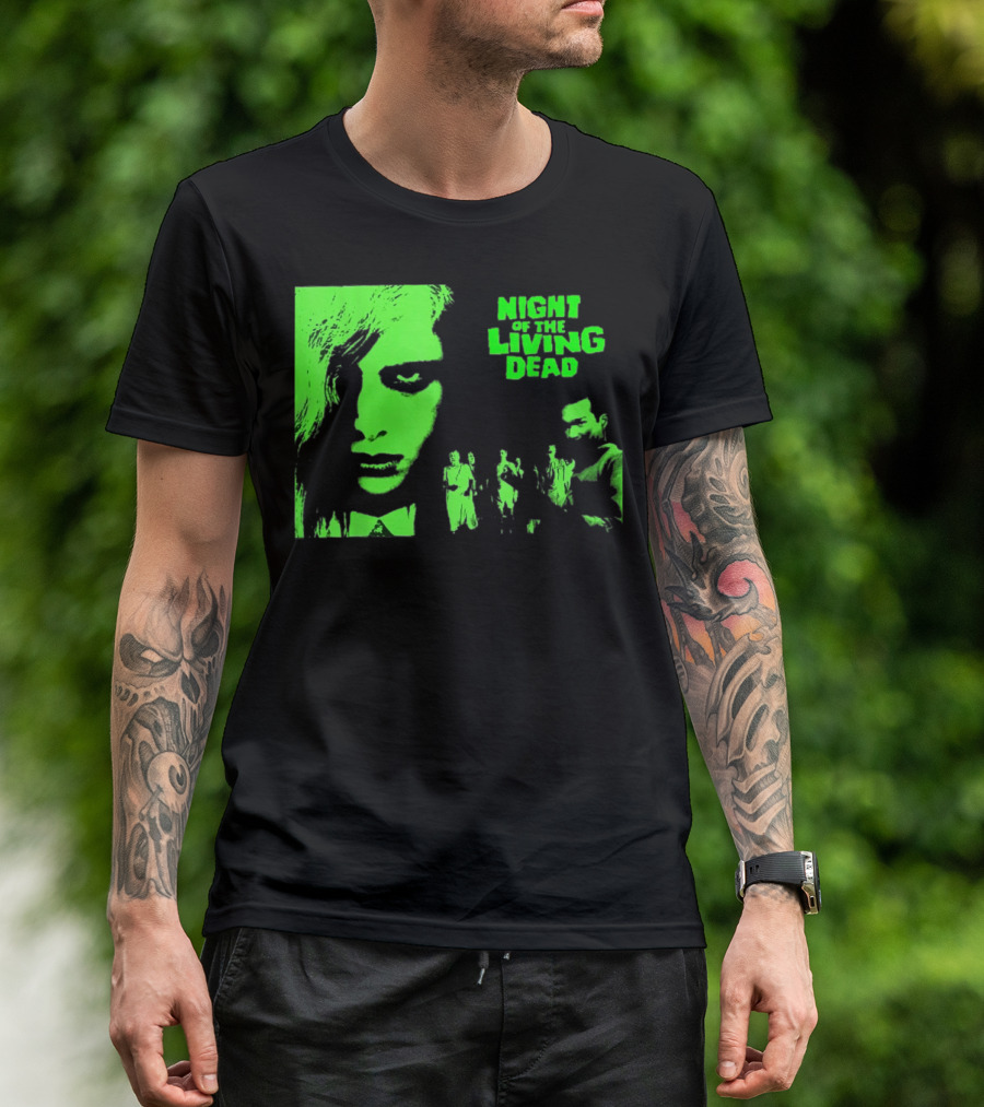 Night Of The Living Dead Vintage Classic Zombie Horror Movie T-Shirt