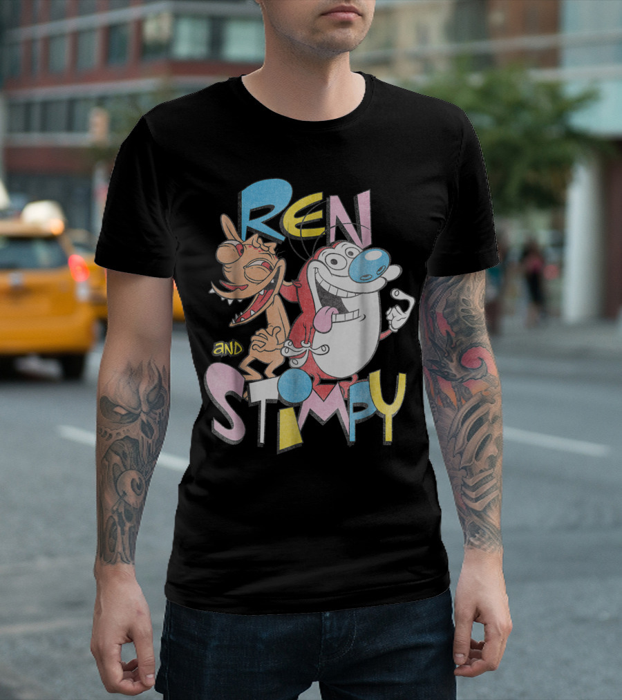 Ren and Stimpy Classic Nickelodeon Goofy Pals T-Shirt
