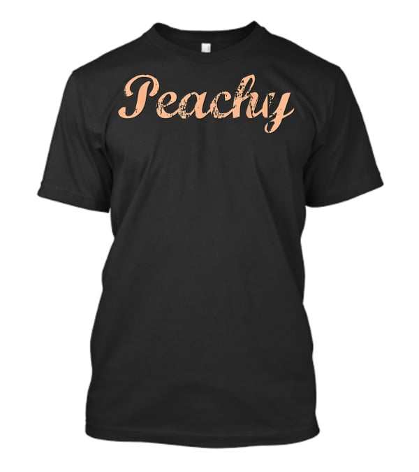 Peachy Vintage Weathered 70's Retro Look T-Shirt