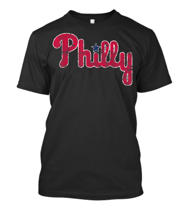 Philadelphia Baseball Philly Vintage Style With Star T-Shirt