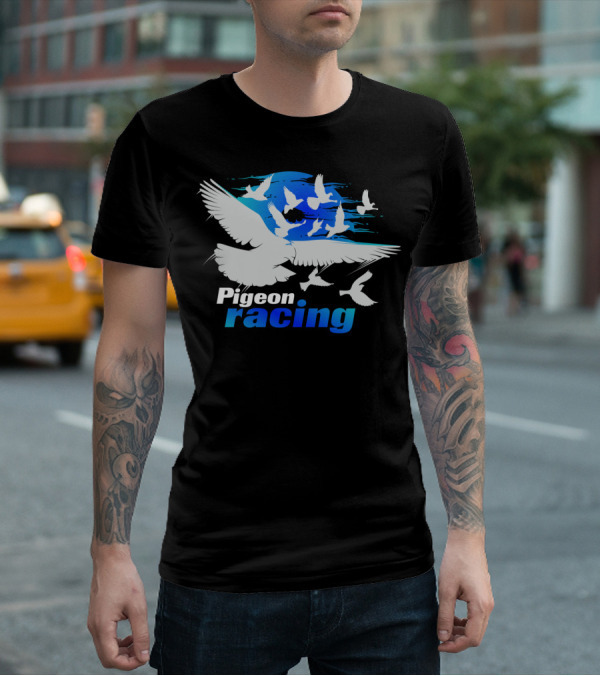 Pigeon Racing Classic Bird Flyers Racing T-Shirt
