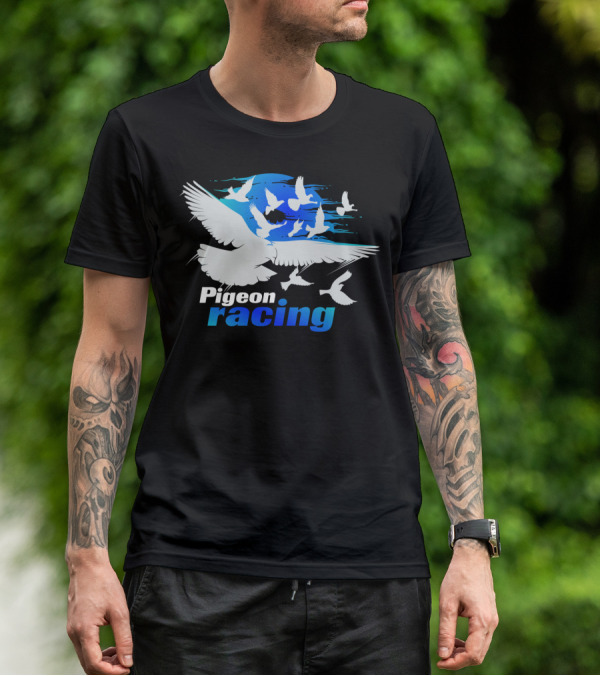 Pigeon Racing Classic Bird Flyers Racing T-Shirt