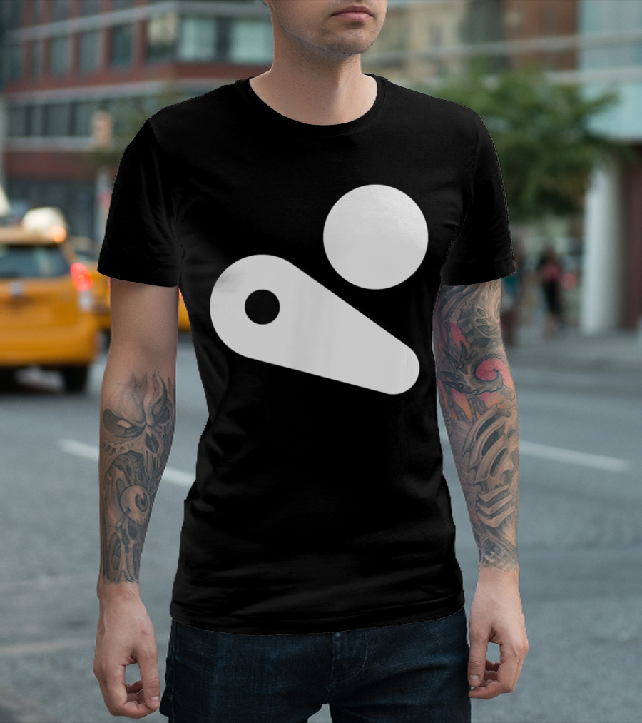 Pinball Flipper Machine Retro 80s Arcade Game Iconic T-Shirt