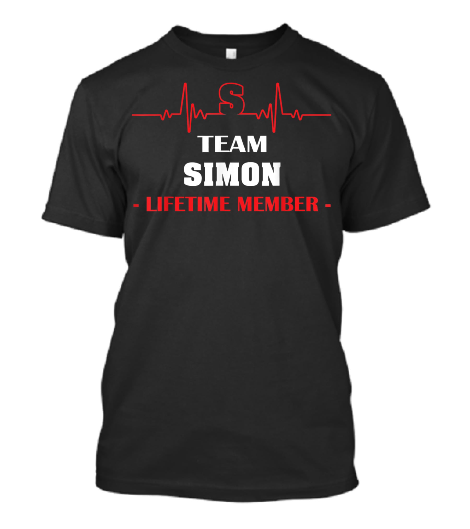 Team Simon Lifetime Member Heartbeat T-Shirt