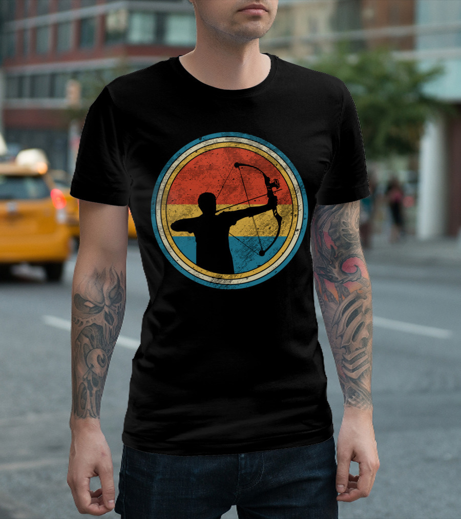 Vintage Distressed Archery Bow T-Shirt