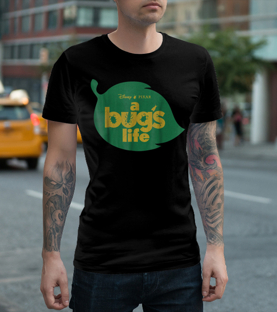 Disney Pixar A Bug's Life Green Leaf T-Shirt