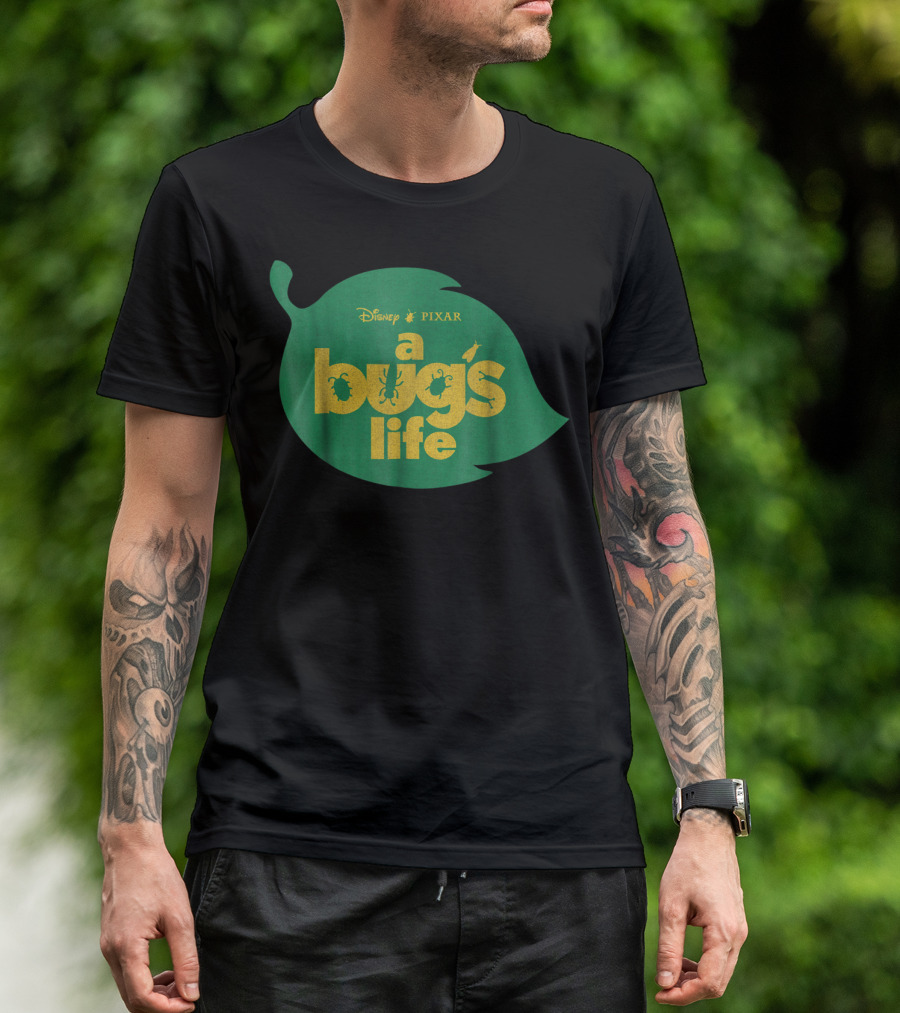 Disney Pixar A Bug's Life Green Leaf T-Shirt