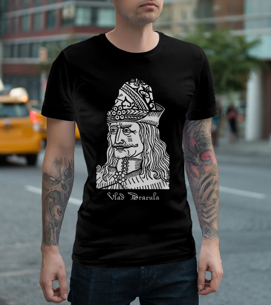 Vlad Dracula The Impaler Tepes Classic Horror T-Shirt