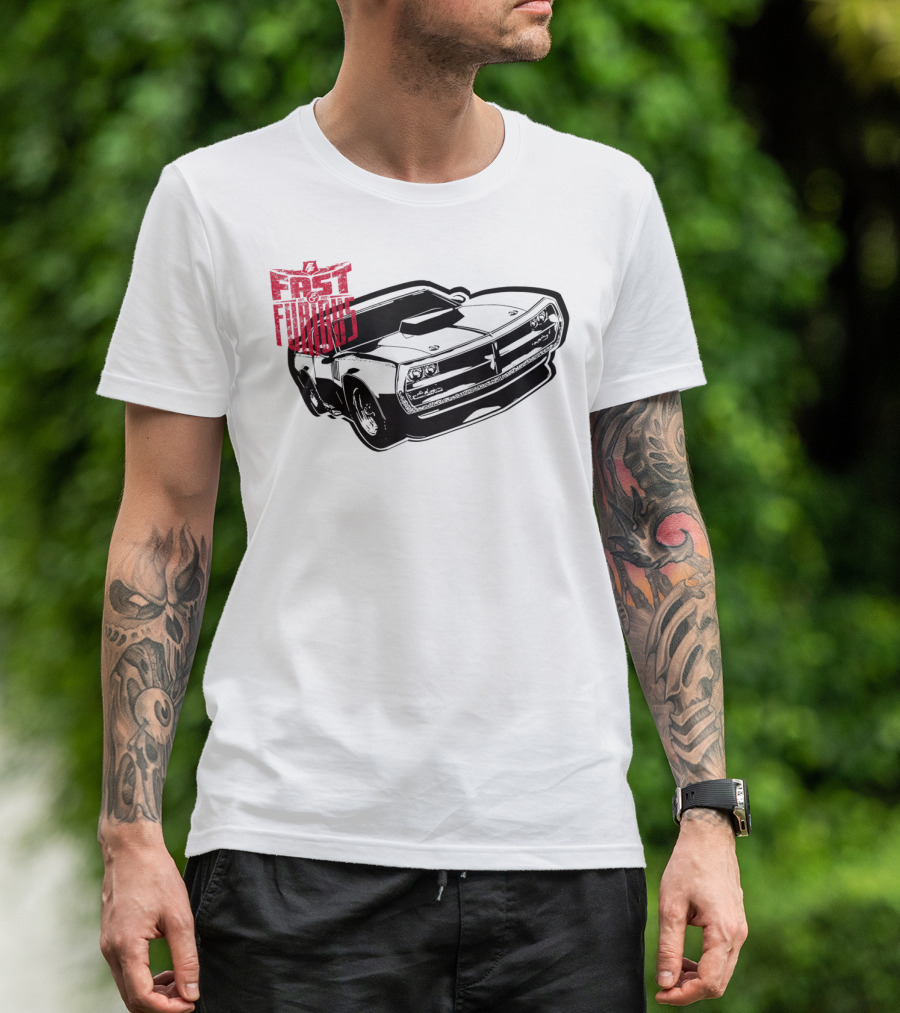 Fast Furious Est 2001 Classic Muscle Car Iconic T-Shirt