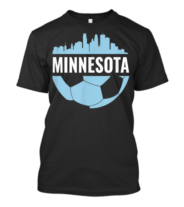Minnesota Soccer Pride Futbol Skyline T-Shirt