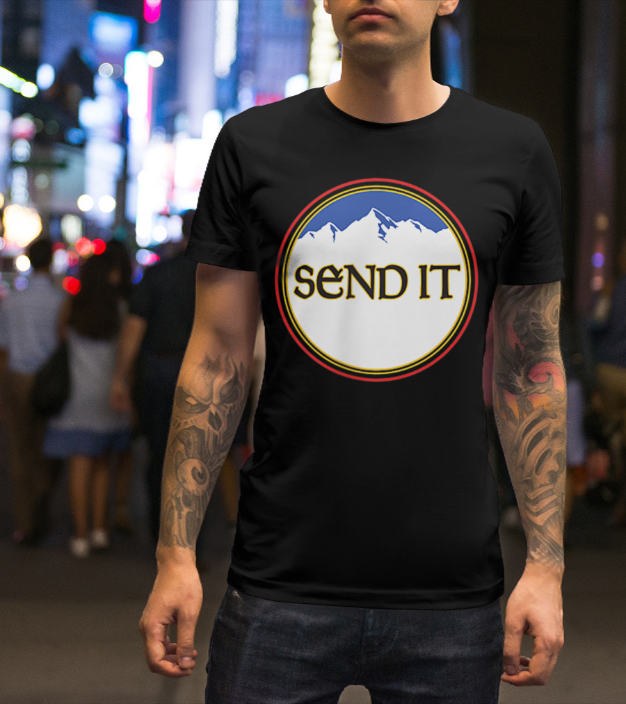 Send It Natty Mountains Party T-Shirt