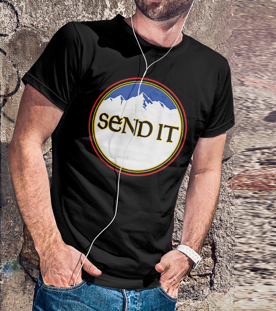 Send It Natty Mountains Party T-Shirt