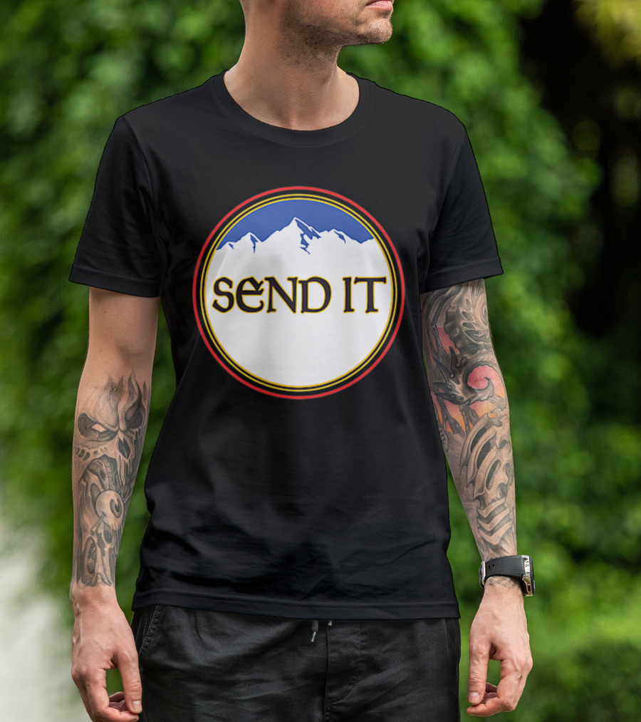 Send It Natty Mountains Party T-Shirt