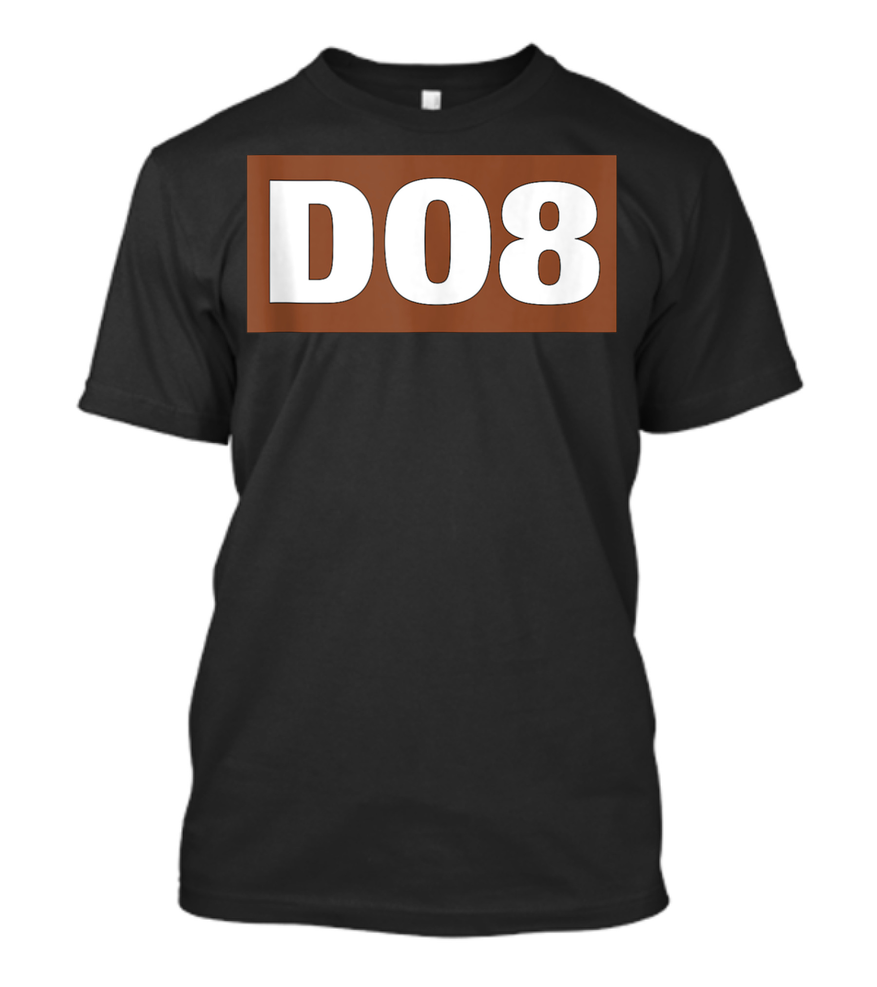 Al Udeid Air Base D08 Bold Number Block T-Shirt