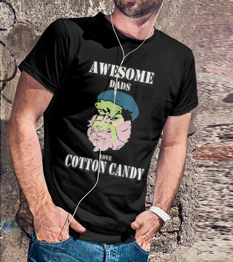 Awesome Dads Love Cotton Candy Cotton Candy Randy T-Shirt