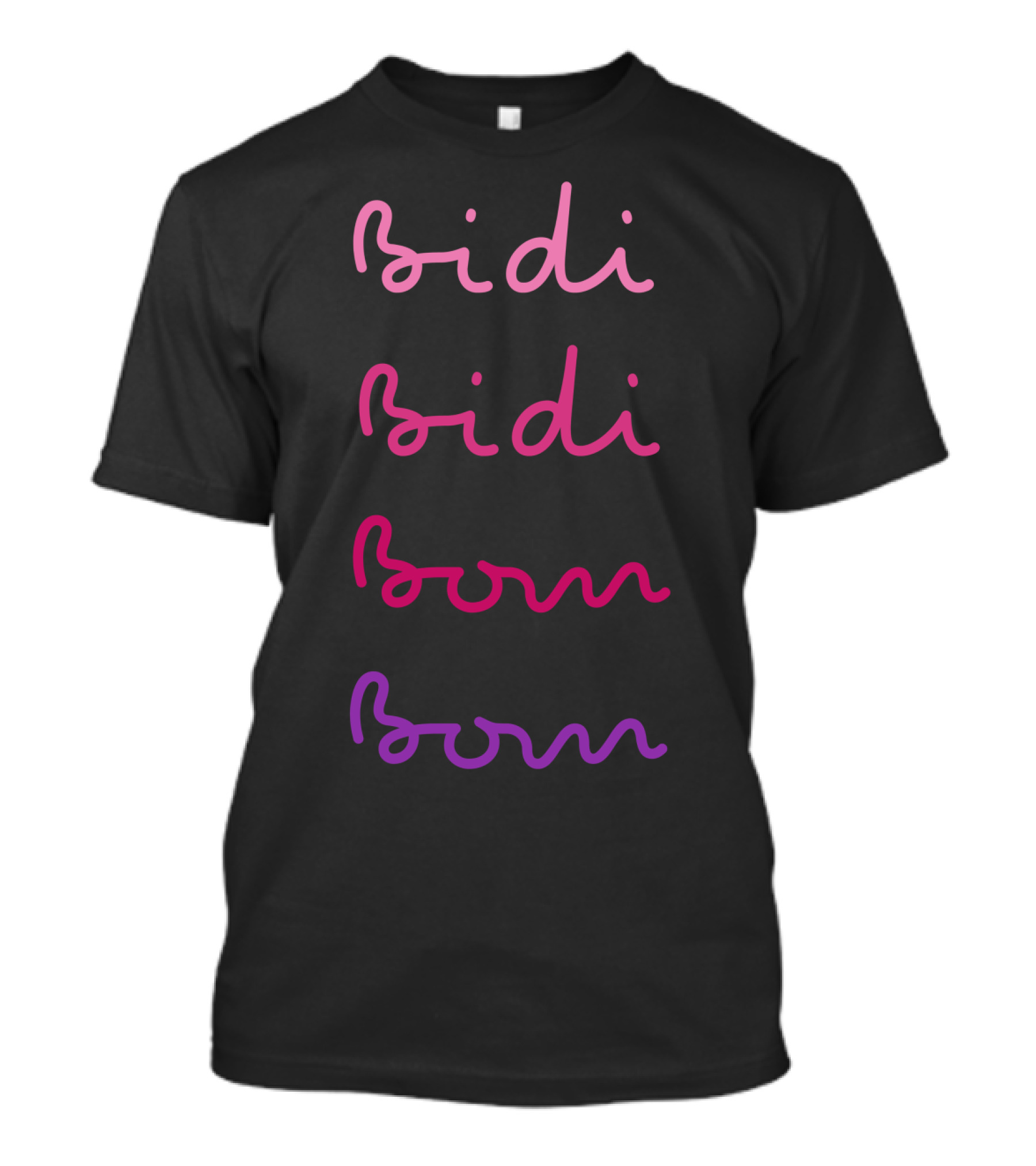 Bidi Bidi Bom Bom Selena Tribute Phrase Text T-Shirt