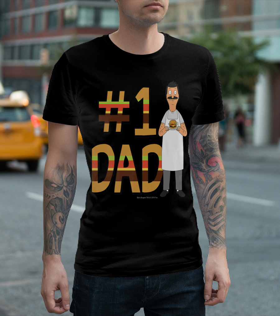Bob's Burgers Bob Belcher #1 Dad Burger T-Shirt