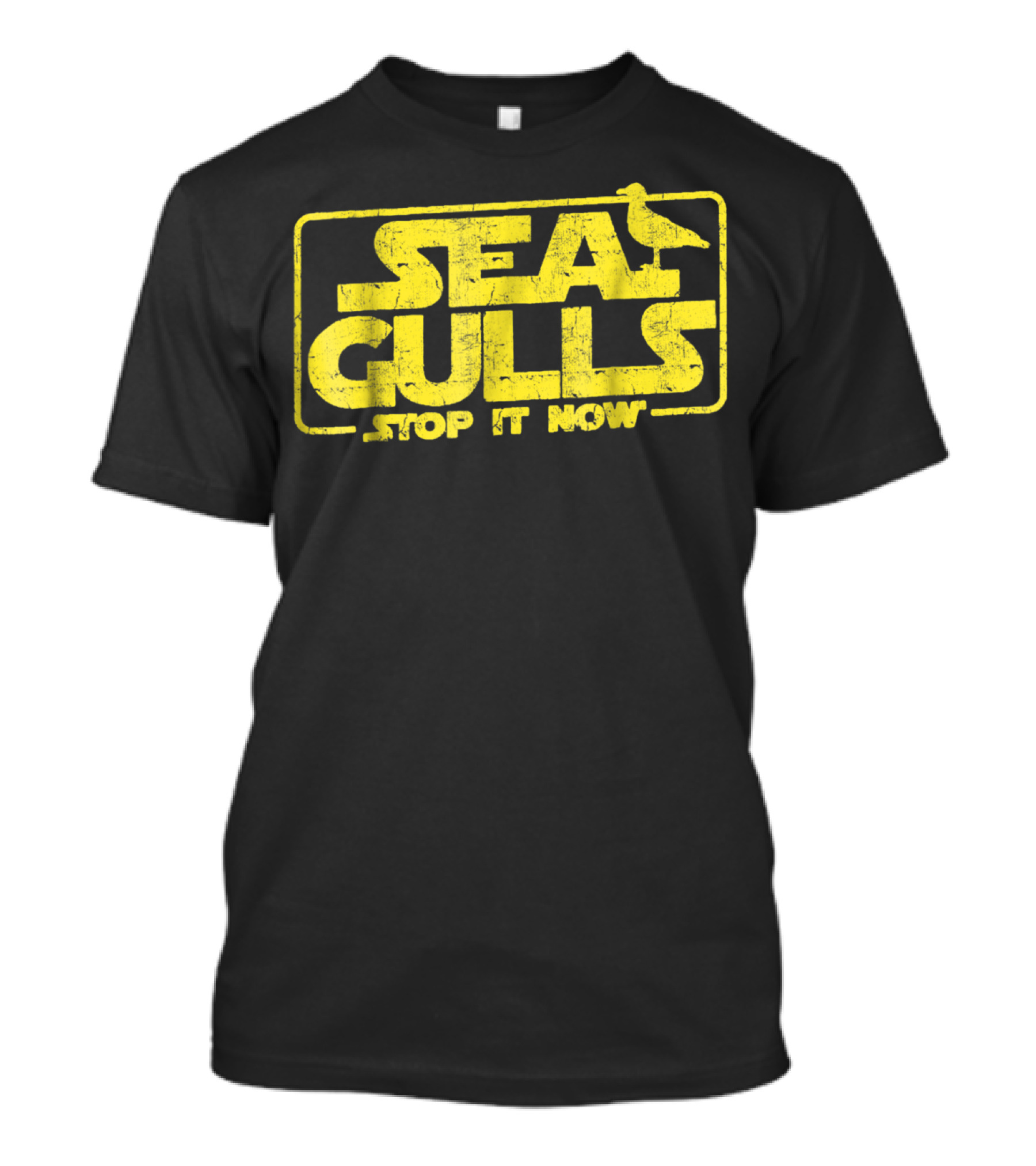 Star Wars Spoof Seagulls Stop It Now T-Shirt