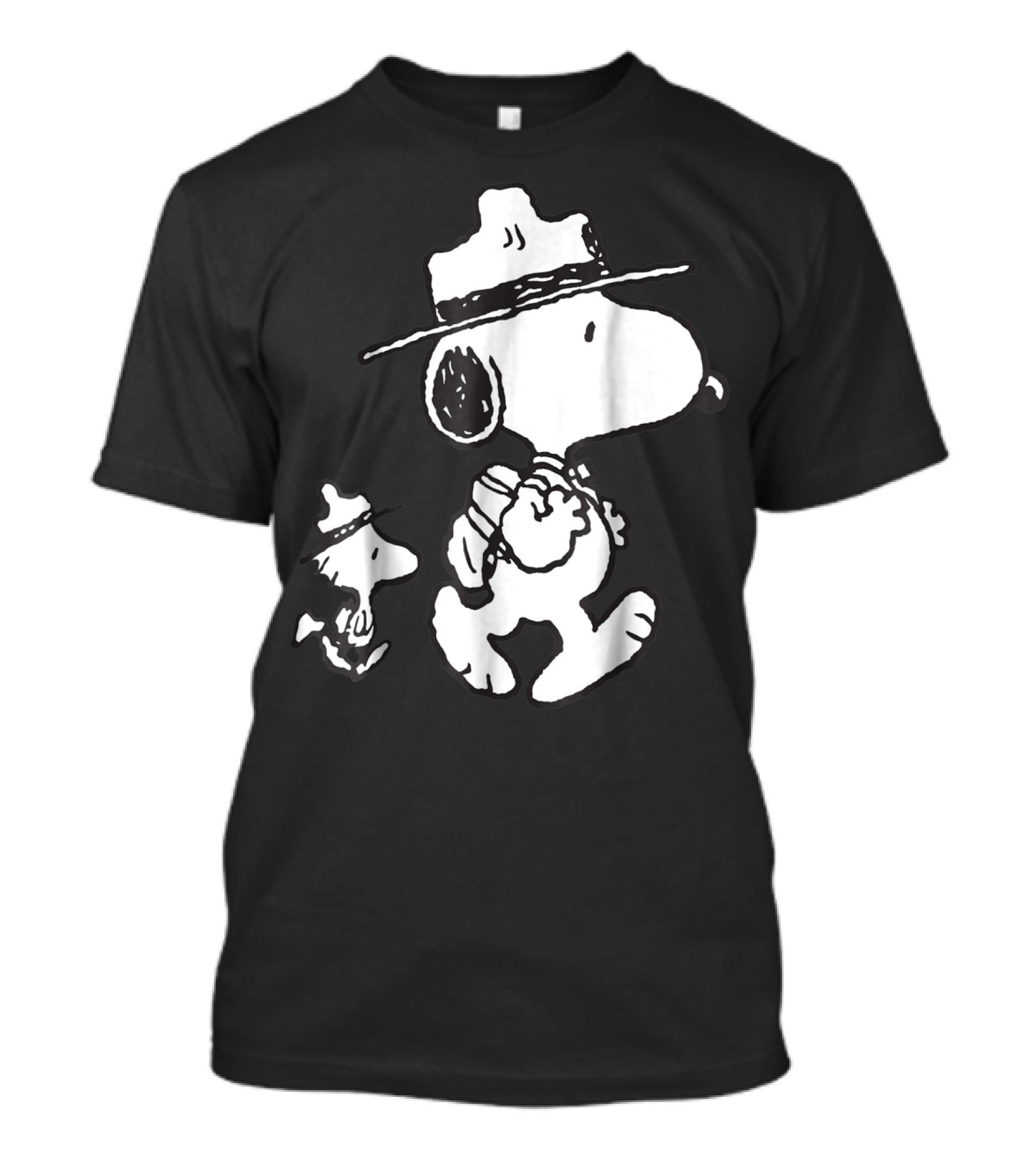 Snoopy Woodstock Funny Camping Adventure T-Shirt