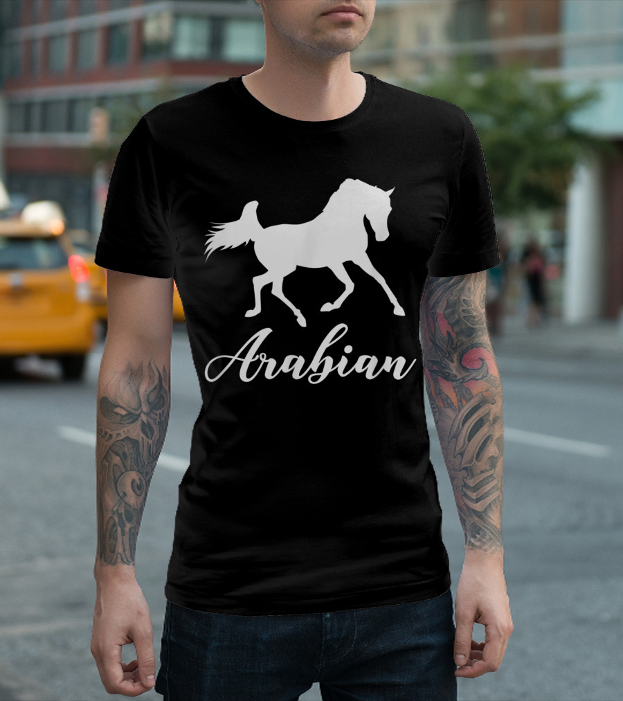 Arabian Horse Silhouette Owner Arabian T-Shirt