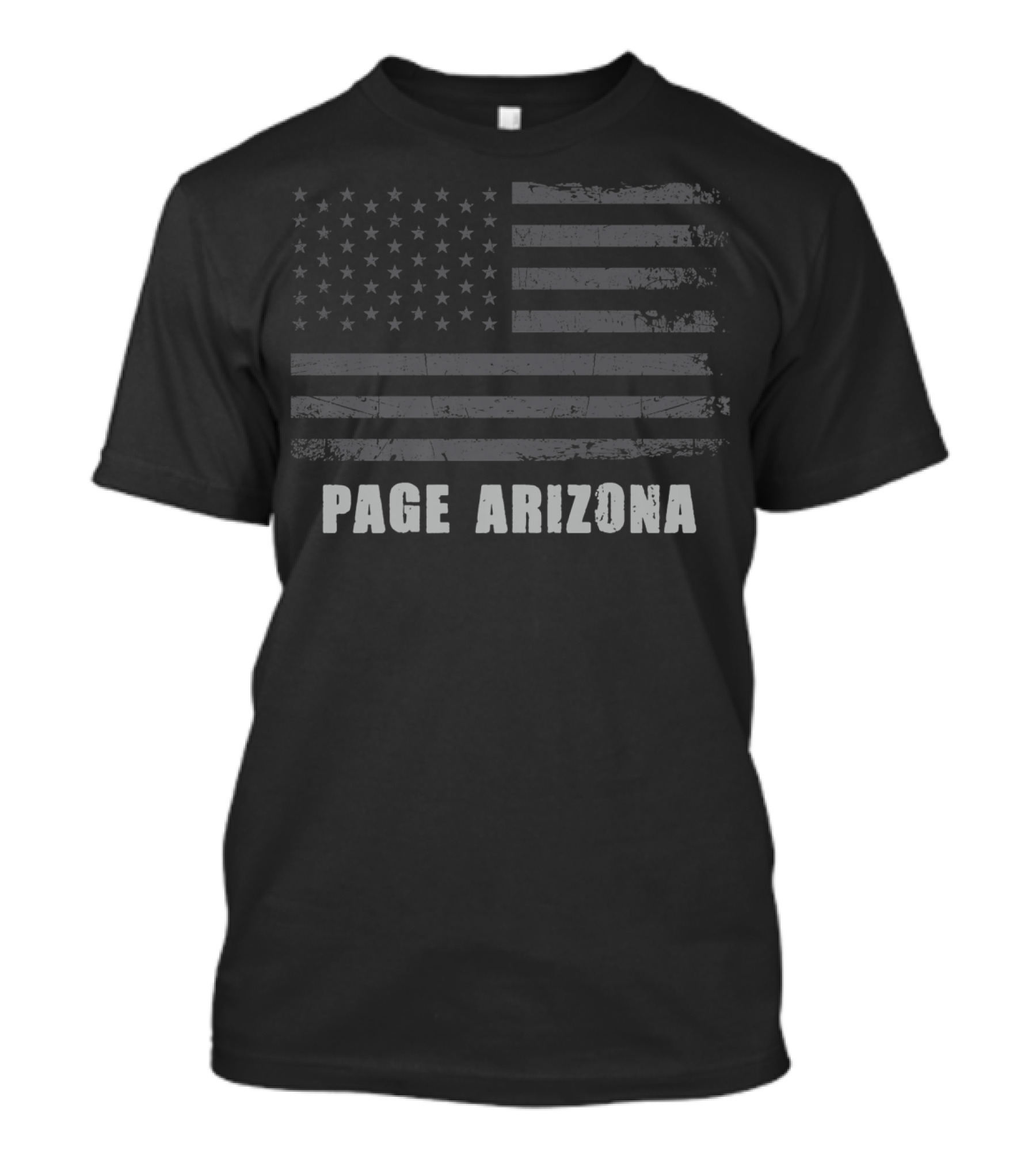 American Flag Page Arizona USA Patriotic T-Shirt