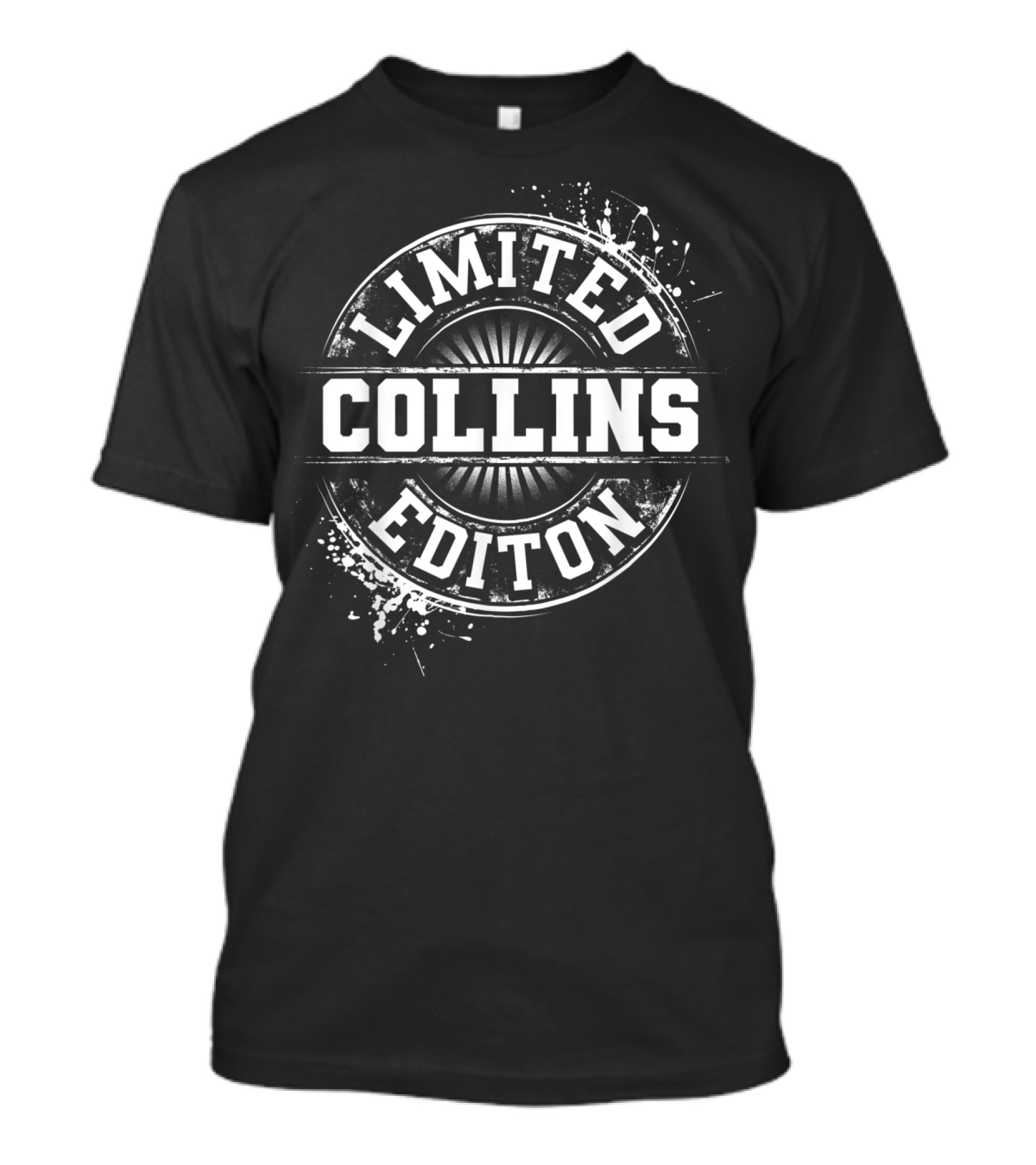 Collins Family Surname Birthday T-Shirt