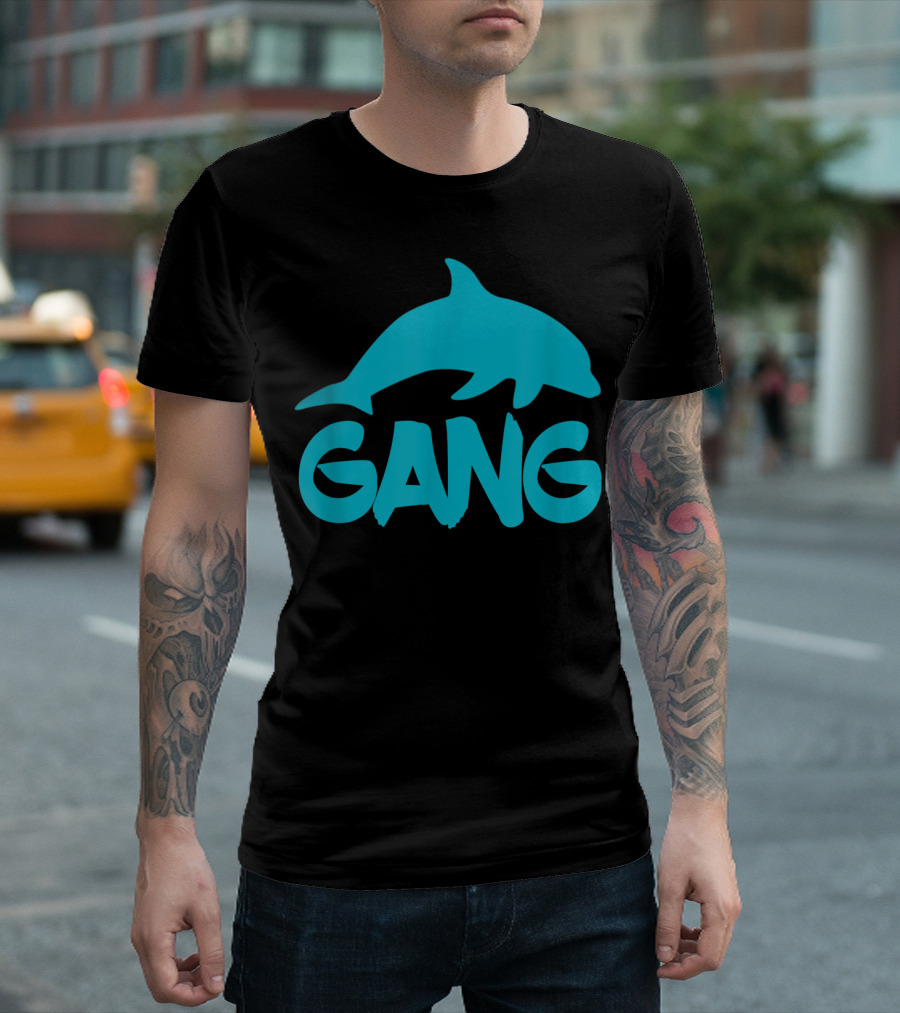 Dolphin Gang Ocean Lovers Crew T-Shirt