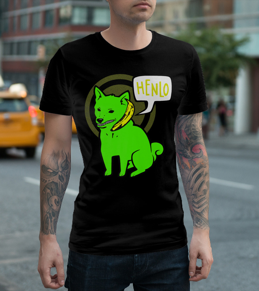 Henlo Bananaboi Dog T-Shirt
