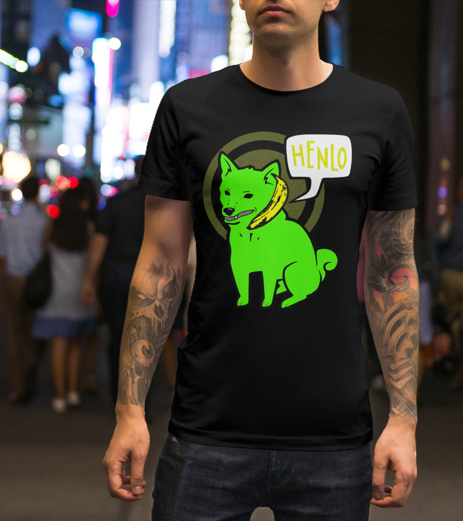 Henlo Bananaboi Dog T-Shirt