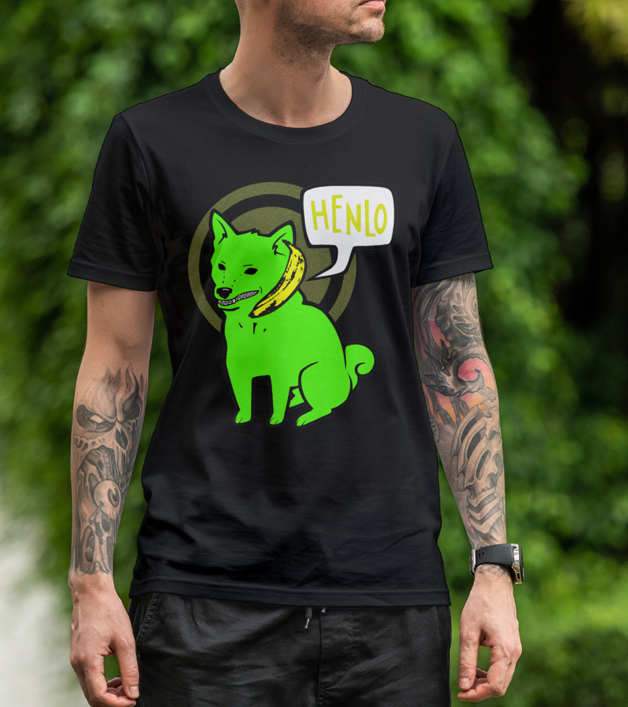 Henlo Bananaboi Dog T-Shirt