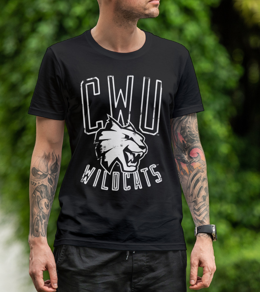 CWU Wildcats Central Washington Cwuw1003 T-Shirt