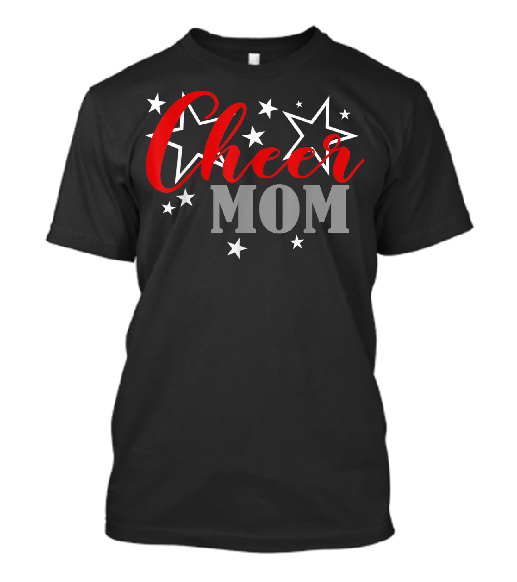 Cheer Mom Stars Proud Cheerleader Sports Pride T-Shirt