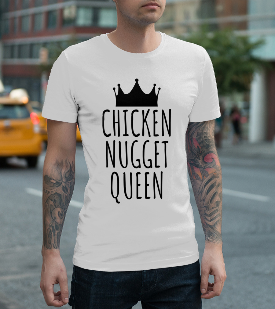 Chicken Nugget Queen Crown T-Shirt