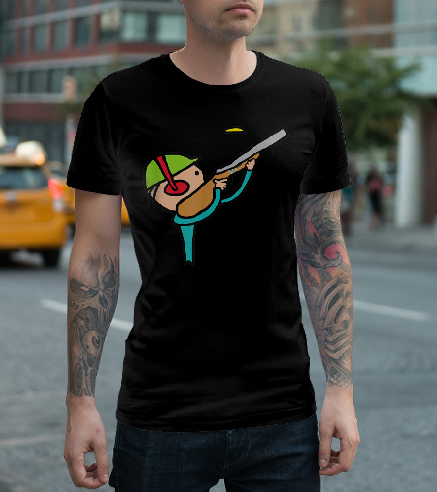 Clay Pigeon Shooting Sports Enthusiast Iconic T-Shirt