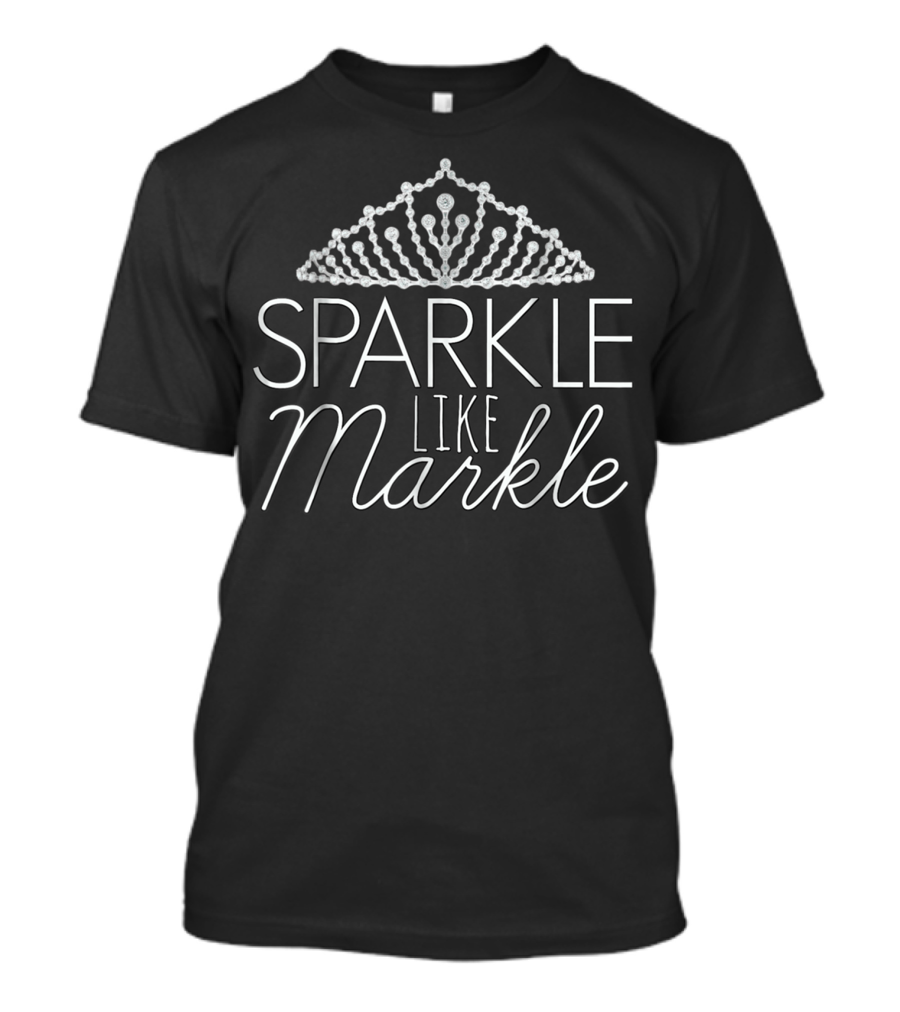 Sparkle Like Markle Tiara Fun Royal Cute T-Shirt