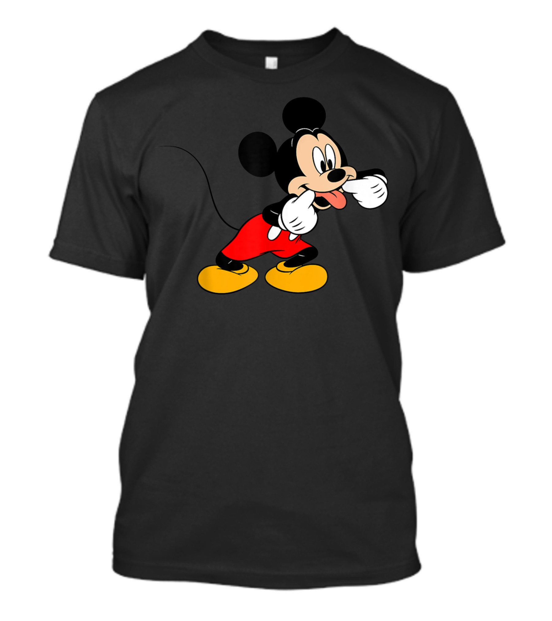 Disney Mickey Mouse Silly Face Classic Character T-Shirt