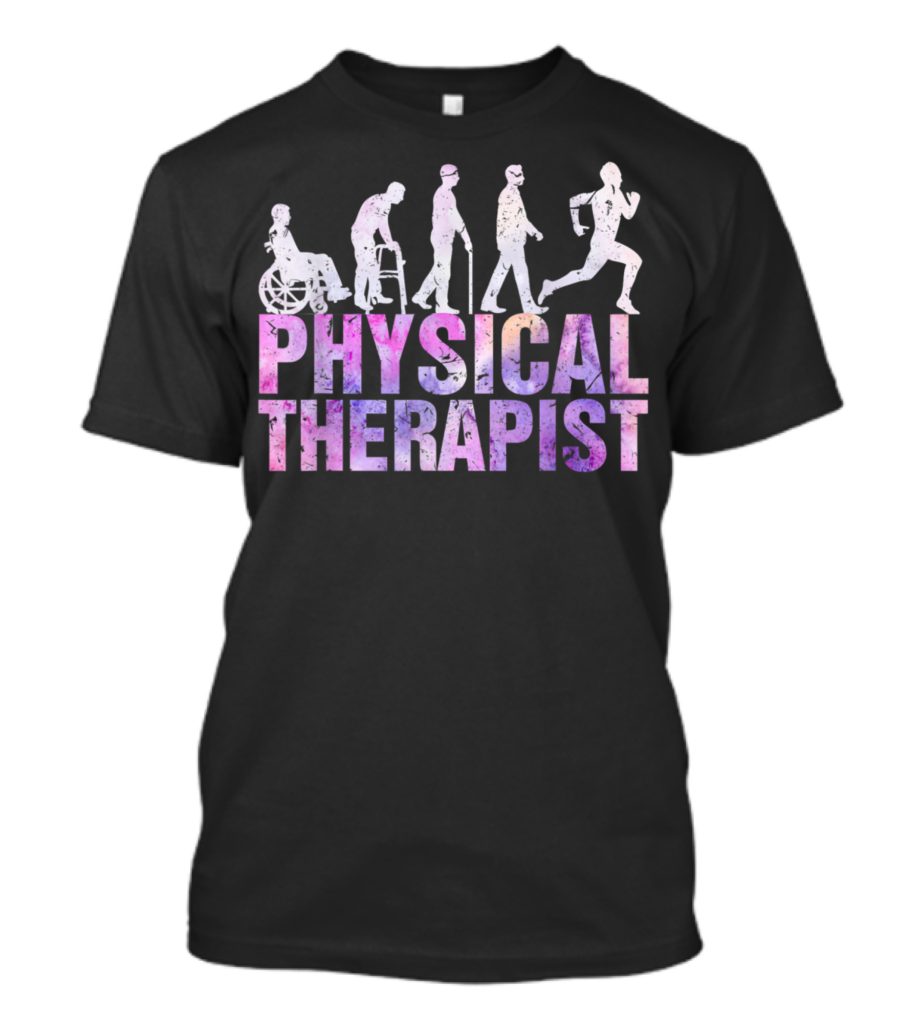 Physical Therapist Evolution Wheelchair To Running Progression T-Shirt