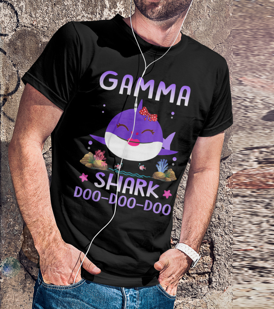 Gamma Shark Doo Doo Doo Matching Family Shark T-Shirt