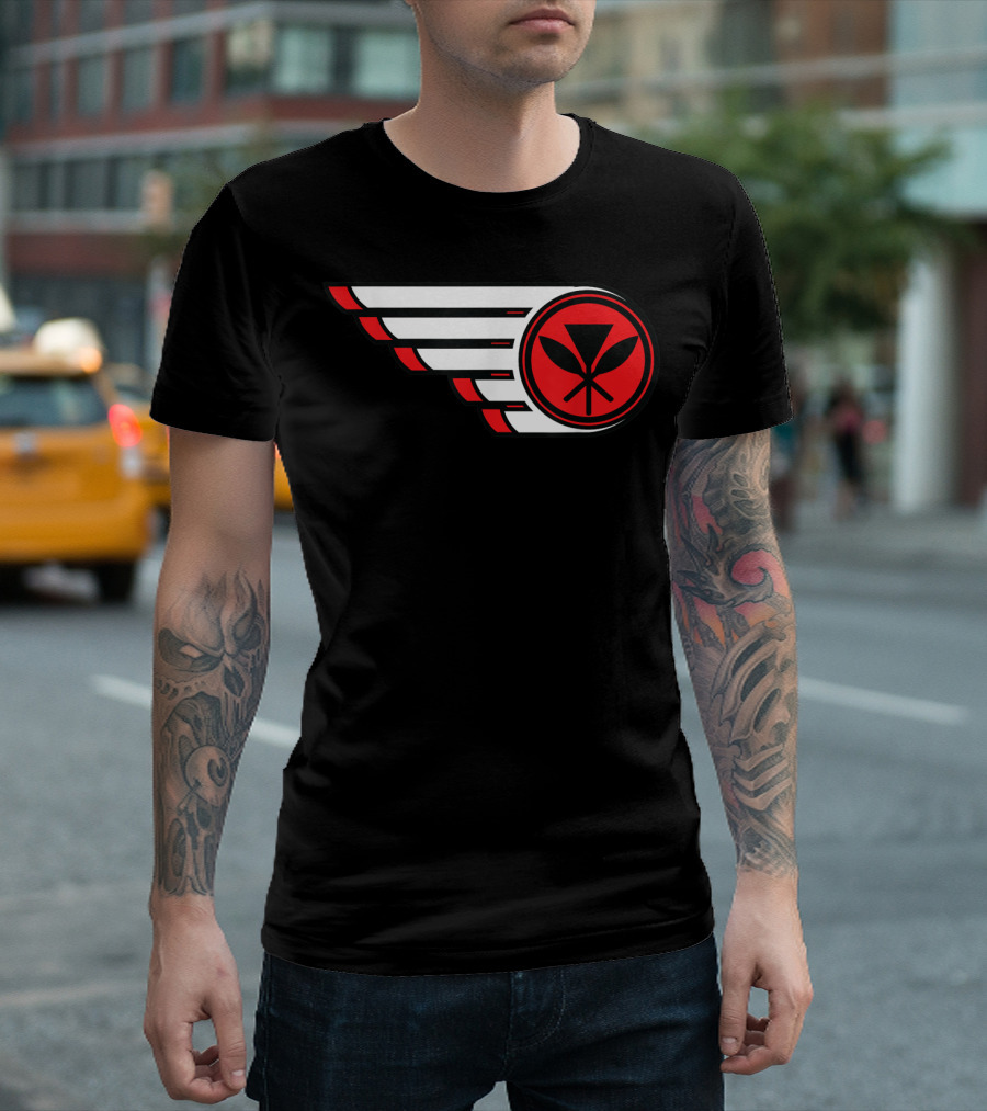 Hi Hawaii Islands Kanaka Maoli Wings T-Shirt