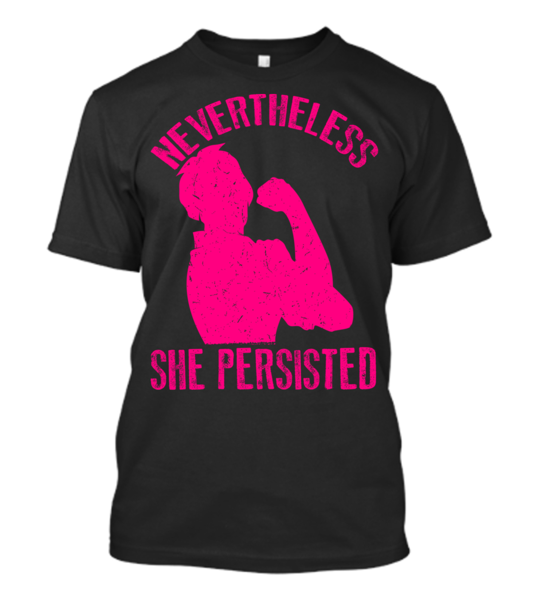 Nevertheless She Persisted Empowerment Iconic Rosie The Riveter T-Shirt