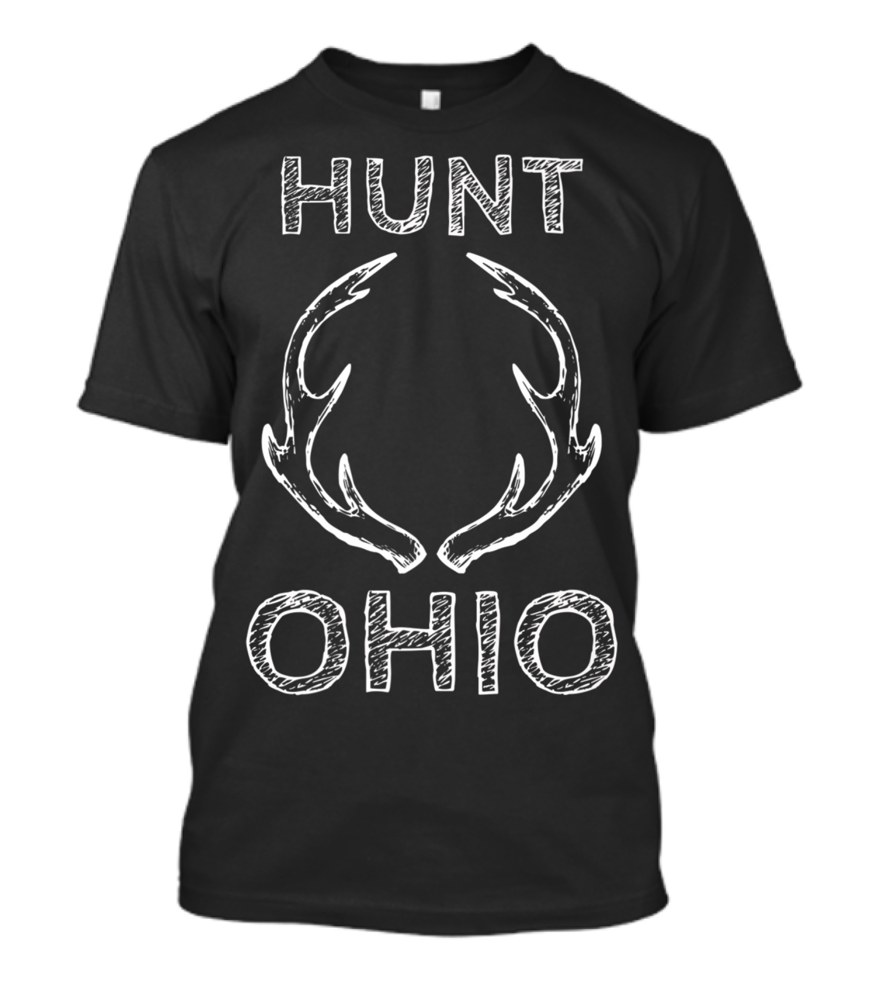Hunt Ohio Deer Antler Gear For Hunting Lovers T-Shirt