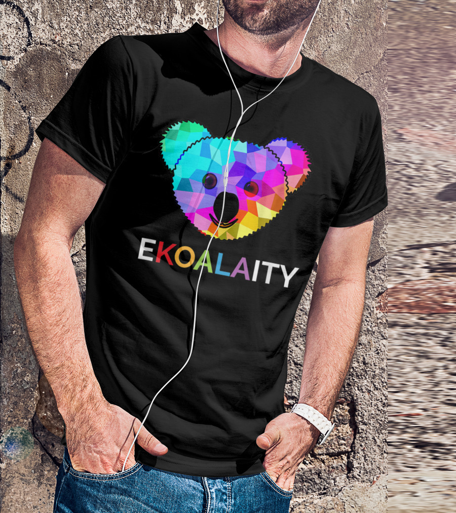 Ekoalaity Rainbow Koala Pride LGBT T-Shirt
