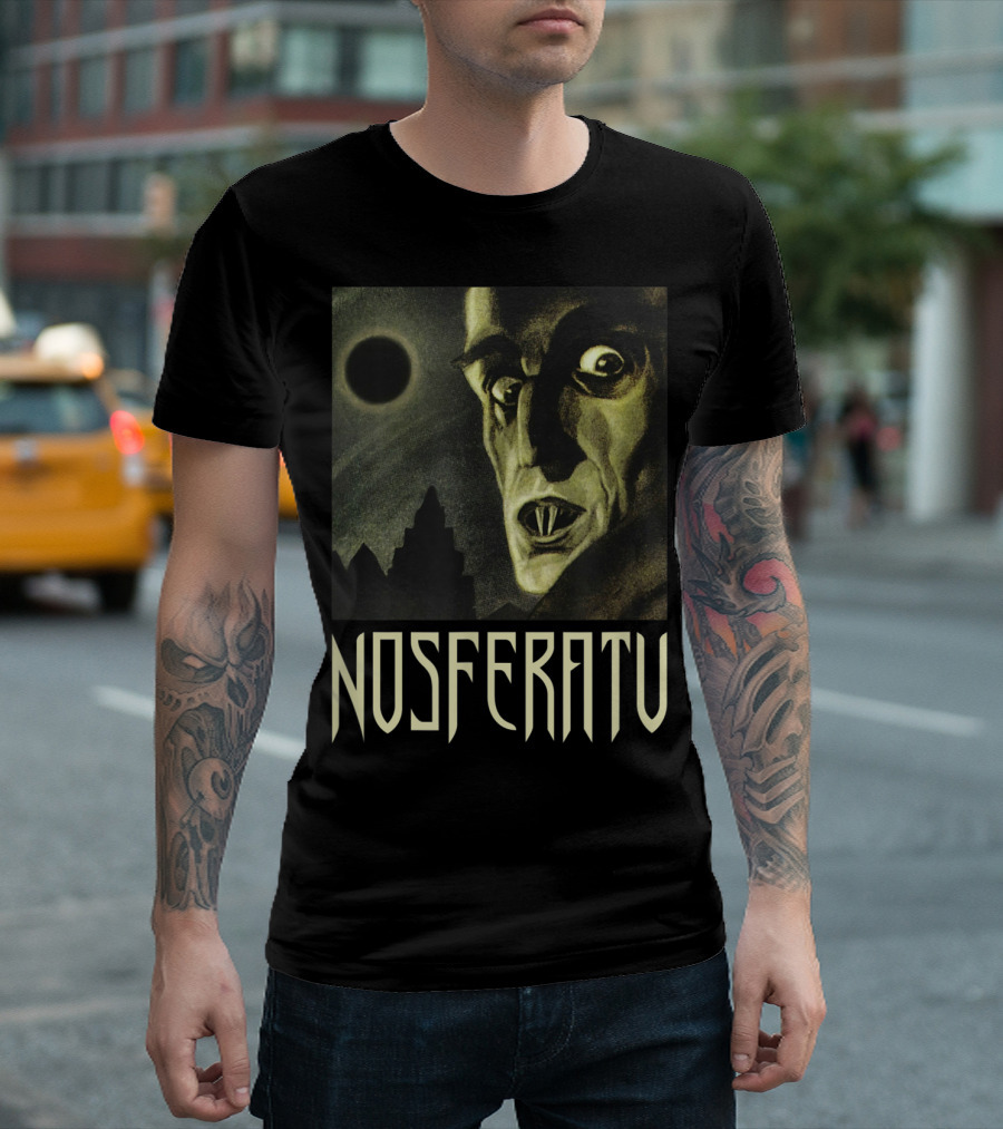 Nosferatu Vampire Classic Horror Flick Dracula Vintage Gothic T-Shirt