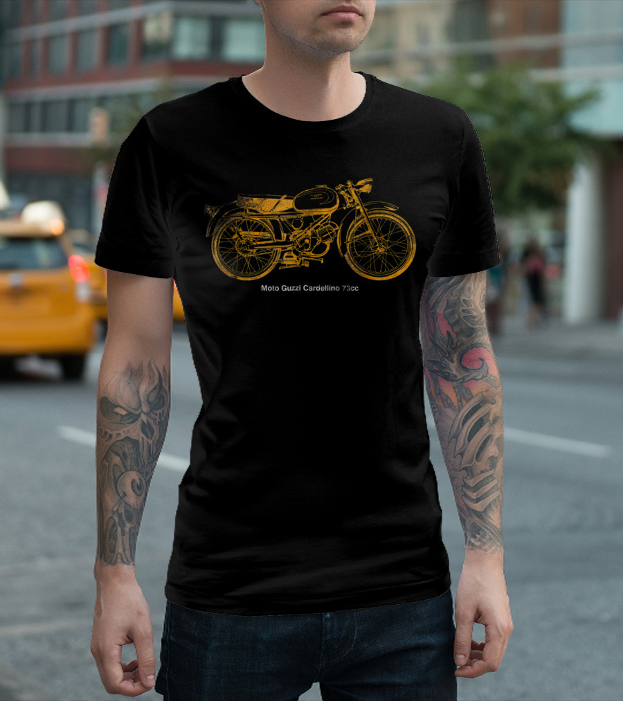 Moto Guzzi Cardellino 73cc Retro Classic Motorcycle Vintage Motobike T-Shirt
