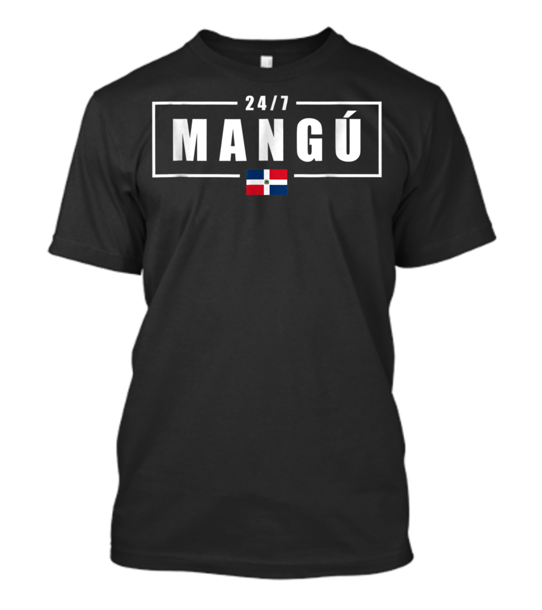 Mangu 24/7 Dominican Republic Flag T-Shirt