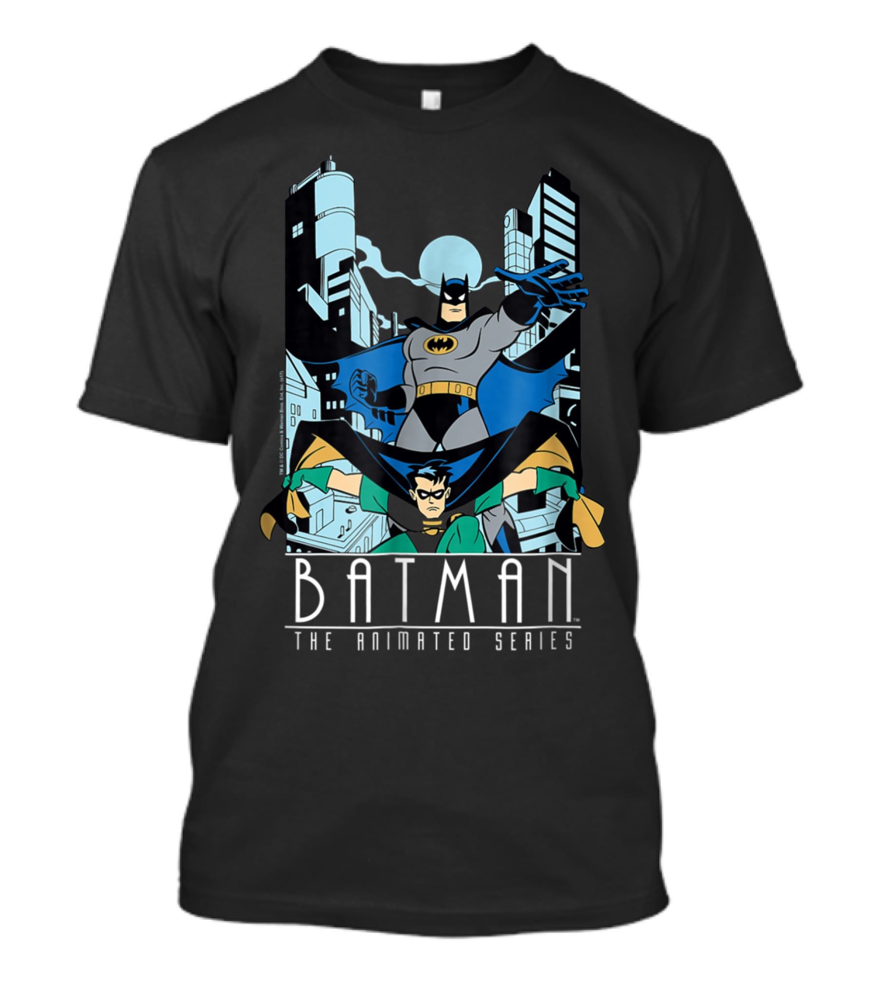 Batman The Animated Series Gotham City Adventure With Batman And Robin T-Shirt
